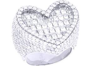 Anillo de Compromiso de Plata de Ley 925 con Diamante VVS Certificado por IGI, Chapado en Oro Amarillo, Engaste Pavé, Unisex, Regalo de Boda - Product Image 4