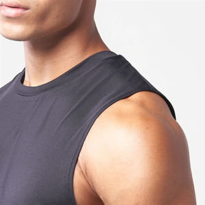 มาใหม่ที่กําหนดเองทําเสื้อกล้ามผู้ชายที่ขายดีที่สุด / เสื้อกล้ามผู้ชายคุณภาพระดับพรีเมียมที่สะดวกสบายและแห้งเร็ว - Product Image 4