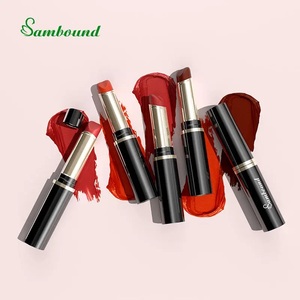 Personnalisable 5g mince rouge à lèvres Tube 5ml capacité noir vide PP matériel oblique-bouche bouchon à vis pompe sérigraphie Logo cosmétiques - Product Image 1