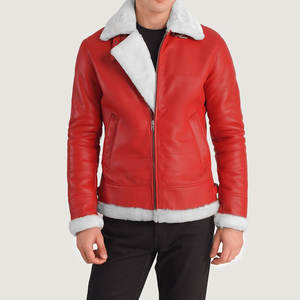 Meilleure vente Veste en cuir pour hommes de haute qualité pour l'hiver Style de rue populaire vente en gros prix en ligne - Product Image 4