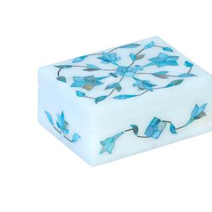High Quality Marble Jewellery Box with <b>MOP</b> Work Customizable Options Indian Exporter <b>Sale</b> - Product Image 5