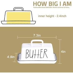 Accueil table d'hôtel et de restaurant récipient à beurre décoratif plateau de table beurre et fromage servant des plats à prix attractif - Product Image 3