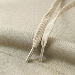 Haute qualité hommes 100% coton thermique polaire pull sweats Logo personnalisé imprimé Streetwear sweats à capuche en gros blanc - Product Image 6