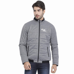 Presentamos la mejor chaqueta acolchada de invierno para hombre con mangas largas e impresión de logotipo personalizado para un estilo y comodidad personalizados - Product Image 2