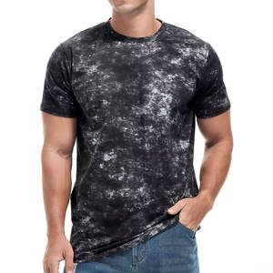 T-shirt pour homme à manches courtes, nouveau design, vêtements d'été, dernière mode, décontracté, 100% polyester, couleur personnalisée - Product Image 1