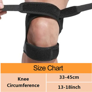 Wholesale MESS SPORTS Custom Logo Gym Dual <b>Straps</b> Open Patella Stabilizer Breathable Sports Gel Belt / 2024 Compression <b>Knee</b> - Product Image 5