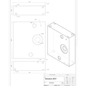 Réservoirs d'eau noirs en PEHD pour eau propre et usée, pour bateaux, camping-cars et motorhomes, 112 L, équipements de traitement de l'eau - Product Image 3