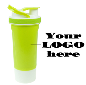 Mezclador de proteína para gimnasio, Botella Mezcladora de proteína de 700ml, sin BPA, ideal para preentrenamiento y batidos de proteínas, coctelera de 24oz - Product Image 6