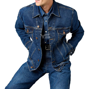 Nueva chaqueta vaquera para hombre, prendas de vestir exteriores elegantes para hombre con opción de logotipo multicolor y personalizado - Product Image 3