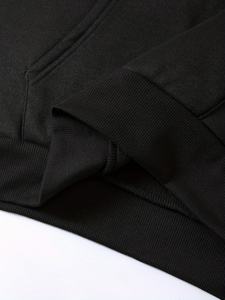 Yun pull à capuche décontracté pour hommes 100% coton manteau d'hiver écologique Logo personnalisé Service OEM - Product Image 2