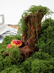 Envío Rápido desde Almacén en EE. UU., Flores Artificiales de Musgo Ecológicas y Ligeras, 30g (1.05oz) /150g (5.3oz), Soporte de Plástico para Plantas - Product Image 5