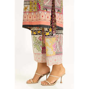 Conjunto Coordinado Estilo Bohemio de Algodón y Viscosa IPST-55247, Tela Crepé Estampada, Mangas Tres Cuartos para Primavera/Verano - Product Image 4