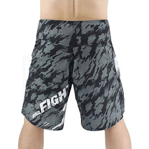 2023 pantalones cortos MMA ligeros personalizados más vendidos estilo único poliéster Spandex OEM venta al por mayor desgaste de artes marciales - Product Image 3