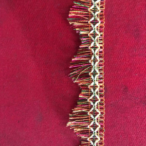 Exclusif beige coton floral crochet dentelle garniture étroit ruban décoratif pour saree lehenga kurti robe vêtement artisanat approvisionnement en vrac - Product Image 1