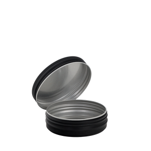 Barattoli in alluminio con coperchio a vite 67/22 neri 66 ml - Product Image 1