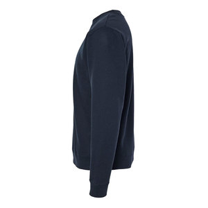 Venta al por mayor cuello redondo de los hombres deportes de algodón de manga larga sudadera Casual Slim Fit Patchwork sudadera Top suave algodón sudadera - Product Image 2