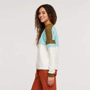 Sweatshirts pour femmes à col rond personnalisables de haute qualité Design élégant épaule tombante manches longues et sweat-shirt à coupe confortable - Product Image 5