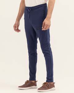 โลโก้ที่กําหนดเองคุณภาพสูง SLIM FIT การฝึกอบรมธรรมดา Jogger พร้อมกระเป๋าซิปยิมผ้าฝ้ายโพลีเอสเตอร์ผู้ชายกางเกง Jogger - Product Image 6