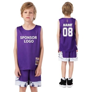 Uniformes de basket-ball respirants pour enfants - Product Image 2