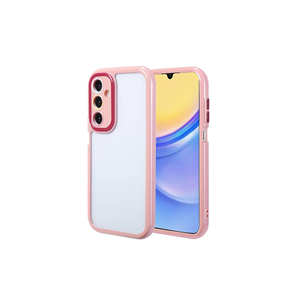 Funda de Silicona de Lujo a Prueba de Golpes y Arañazos para A15, Protección de Cámara con Borde Colorido, Ajuste Delgado, Cubierta Trasera Netzy SAFA - Product Image 1