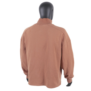 Diseñador personalizado sólido pesado cuello tortuga algodón de gran tamaño pulóver sudadera para hombres - Product Image 6