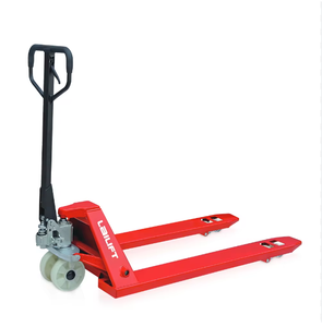 Transpalette manuel de 2 tonnes transpalette hydraulique portable à roue en PU pour terrain accidenté - Product Image 6