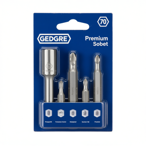 Gedore 70 mm Hexagonal Torsion Bit Set Premium <b>Socket</b> Product - Product Image 3