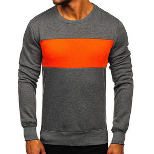 Autumn Winter Men's Crew Neck Zipper-Up Sweatshirt 430G Terry Cotton Heavyweight High Pocket Batik Washed Solid Embroidered - Product Image 5