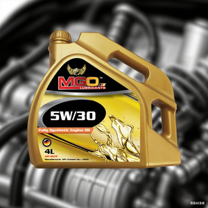 SN Certified <b>5W</b>-<b>30</b> Fully Synthetic <b>Oil</b> Megzol MGO, 14KG/4L Plastic, High Performance - Product Image 1