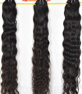 Extensiones de Cabello Humano Natural de Color Negro, Estilo Indio, Cutícula Alineada, Sin Estilos, Incluye Ondulado, Suelto y Profundo, Venta al por Mayor - Product Image 5