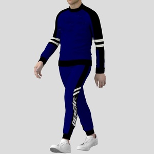 100% coton Sportswear plaine Jogging porter costume Muscle ajusté survêtement hommes streetwear survêtement - Product Image 5