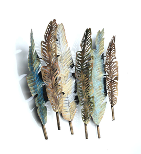 Ak ผนังโลหะสำหรับตกแต่งบ้าน,งานเคลือบผิวด้วยใบตองคุณภาพสูงทำจากทองเหลือง - Product Image 3