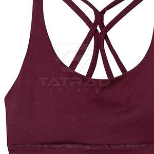 Sujetador Deportivo Cómodo para Mujer, Disponible en Existencia, Nuevo Diseño, Transpirable, de Secado Rápido, con Logotipo Frontal, Soporte Ligero - Product Image 5