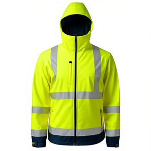 Veste de travail softshell haute visibilité Elysee LIAM taille L marine - Product Image 2