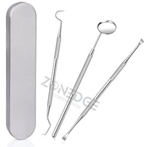 3Pcs Kit d'outils d'hygiène dentaire Kit de base dentaire dentaire, set, chirurgical, instruments Kits d'instruments dentaires - Product Image 5