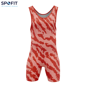 Combinaison de lutte sublimée de qualité supérieure, combinaison de lutte professionnelle pour hommes, de haute qualité, extensible et confortable pour les combats - Product Image 5