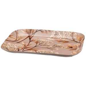 Luxury Metal Enamel Serving Tray High Quality Build For Home Hotel Restaurant Serving Application - Product Image 4