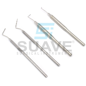 SUAVE SURGICAL INSTRUMENTS Sondes dentaires manuelles avec détartreur Équipement d'endodontie en acier inoxydable avec logo personnalisé - Product Image 1