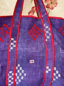 Grand sac fourre-tout en coton Kantha pour femmes fait à la main Style décontracté pour shopping-Vente en gros - Product Image 2