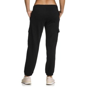 Venta caliente nuevo estilo ropa de mujer Casual Slim Fit pantalón acampanado cintura alta 100% algodón Color negro pantalones de Mujer Pantalones 2025 - Product Image 3