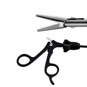 Pinzas de Disección Rectas Finas Laparoscópicas con Serrado, 5 mm, 33 cm, Instrumento de Agarre para Cirugía de Endoscopia Manual, Narham Enterprises - Product Image 6