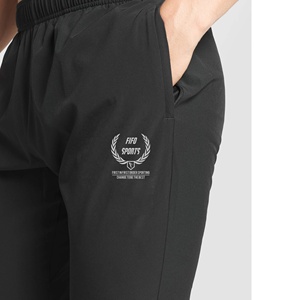Pantalon de jogging coupe-vent confortable et durable en polyester spandex pour hommes - Product Image 4