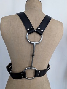 Arnés de cuero para hombre, arnés de pecho para mujer, BDSM, Punk, accesorios de hombro con estilo, - Product Image 2