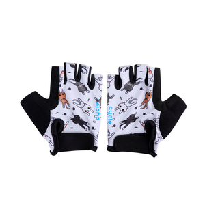 New Design Half Finger Sport Cycling Training Synthetic Leather Made Cycling Half Finger Gloves For Children - Product Image 1