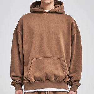 Vente en gros de sweats à capuche personnalisés pour hommes, grande taille, haute qualité, coupe oversize, épaules tombantes, style streetwear, vierges, 100% coton, ODM - Product Image 3