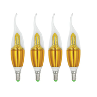 Ampoules réflecteurs LED E14 de bonne qualité Conception de bougies en plastique avec alimentation CA Bon prix Fabriqué au Vietnam