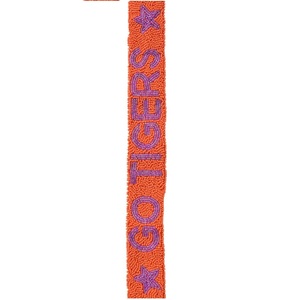 Correas de guitarra con cuentas de semillas bordadas a mano con diseño de monedero de estrella accesorio de moda accesorio hecho a mano - Product Image 3