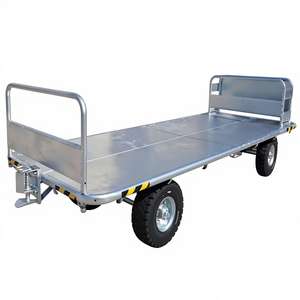 Aluminum Alloy 3 <b>Wheeled</b> Airport Luggage <b>Cart</b> Aviation <b>Trolley</b> <b>Cart</b> - Product Image 1
