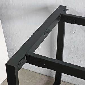 ขาโต๊ะโลหะทรงสี่เหลี่ยมผืนผ้า HCRT026 สำหรับอุตสาหกรรมยุโรป ขนาด 160x70 ซม. ต้องประกอบเอง - อลูมิเนียมทองเหลืองสำหรับงานหนัก เหมาะสำหรับโรงพยาบาล - Product Image 5