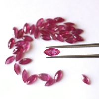 3x6mm Spinelle naturelle rouge rose taille marquise, facettée, calibrée, provenance Mozambique, pour la fabrication de bijoux, Vivaaz Gems, vente en gros, IGI Heat Color